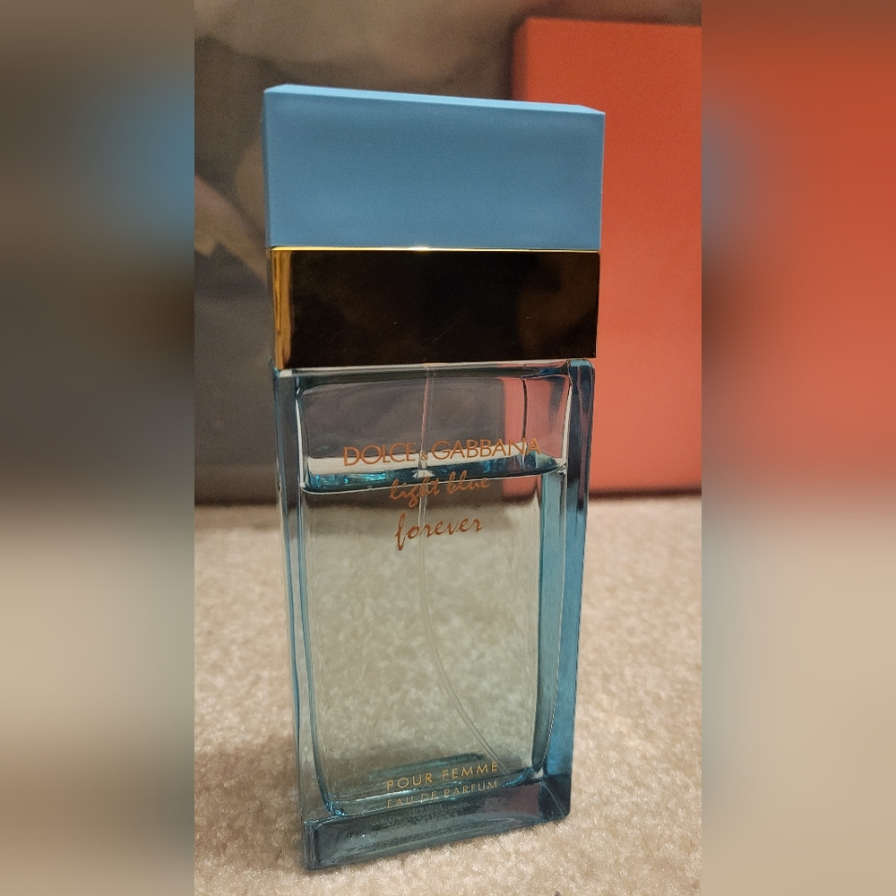 Dolce and gabbana light blue forever perfume 100ml 80% full